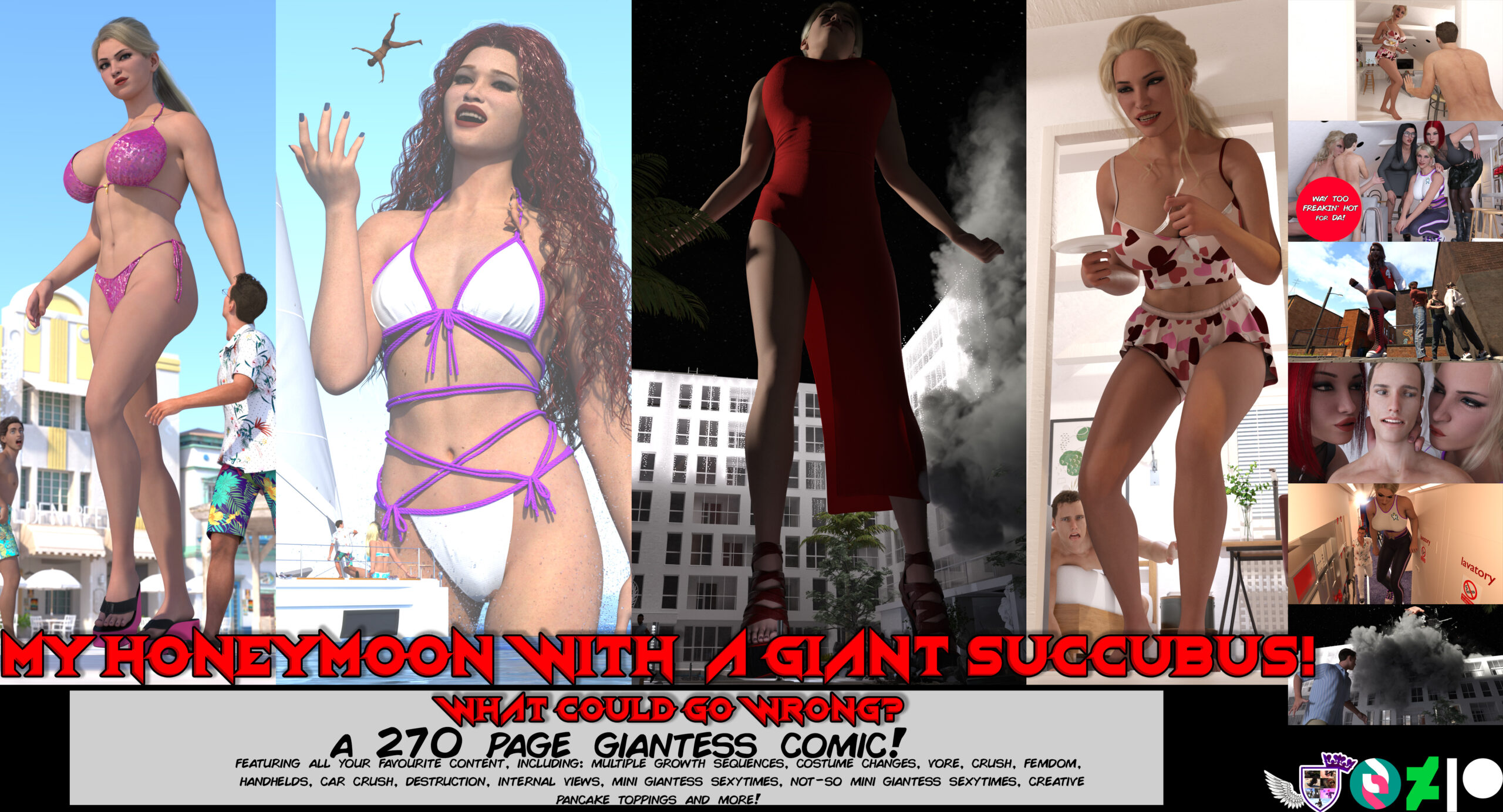 My Honeymoon with a Giant Succubus!