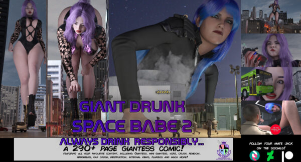 Giant Drunk Space Babe 2