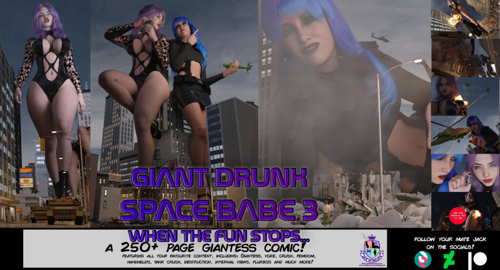 Giant Drunk Space Babe 3